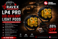 LP4 Pro LED Auxiliary Light Pods